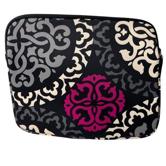 Vera Bradley Canterberry Magenta Neoprene Ereader Tablet Case Cover 10" Sleeve - Picture 11 of 16
